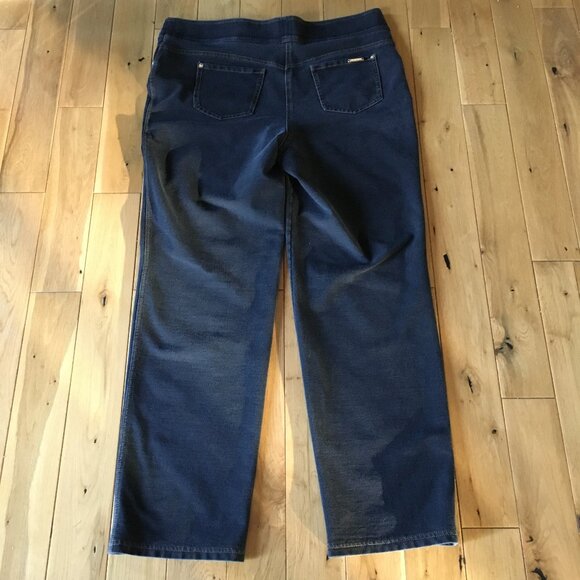 Nygard SLIMS Indigo Denim Stretchy Pull On Jeggings 1X - Picture 2 of 16